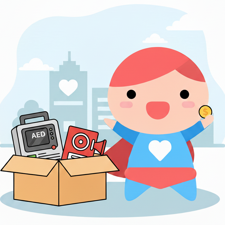 【捐款支持】急救推廣及系統維護