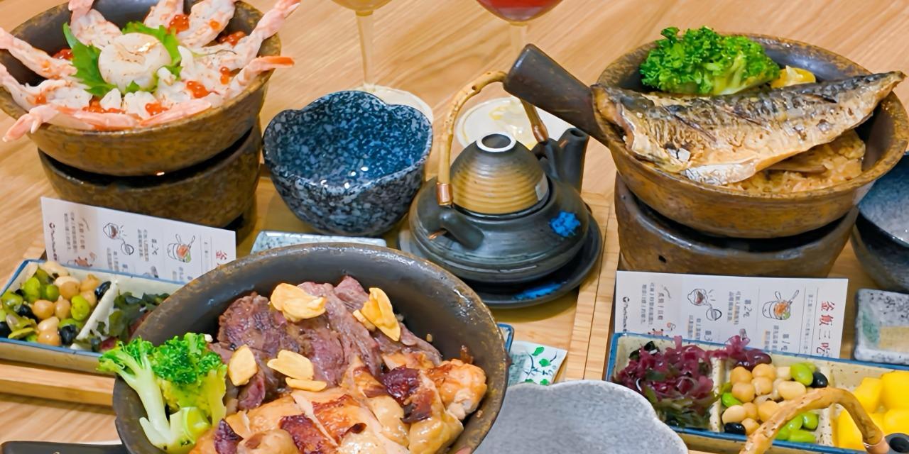 食通台南🍽️美食平台|跟住我𝑱𝒂𝒚鍾意食好嘢😋 豪華雙拼釜飯 炙燒干貝蝦雙拼釜飯 鹽烤鯖魚釜飯