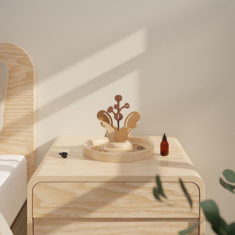 獨木設計 UniWoodesign 島嶼花香 - 擴香置物盤 / 實木製