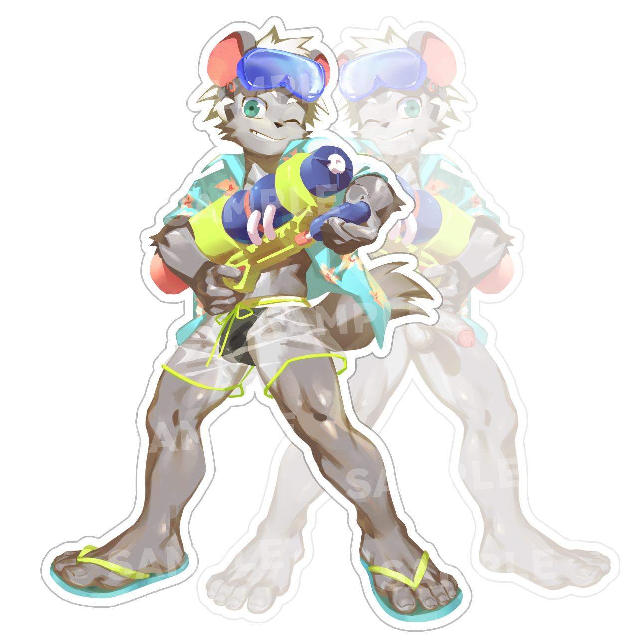 五更Goken 水槍鼠立牌 Standee