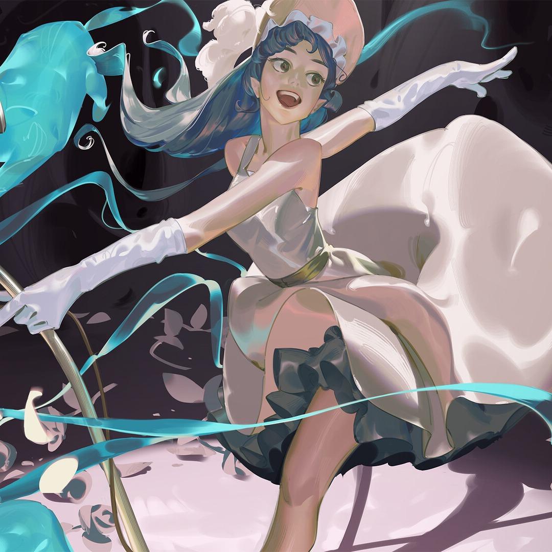 RORU 牧羊女的歌_數位插畫2023_80*45