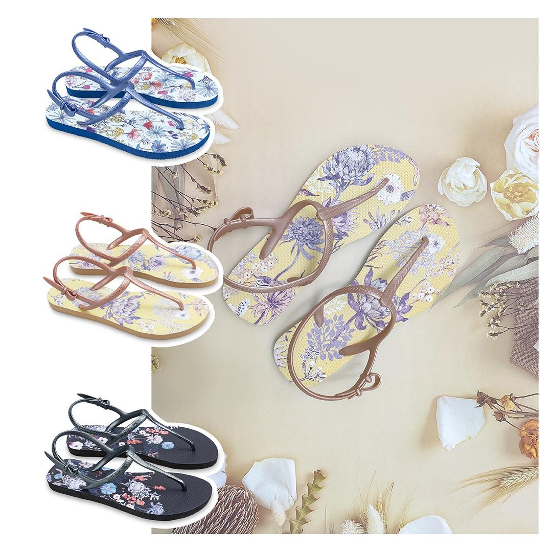 露台上的波麗 Pattern & Illustration 台灣製 波麗聯名夾腳拖 涼鞋
