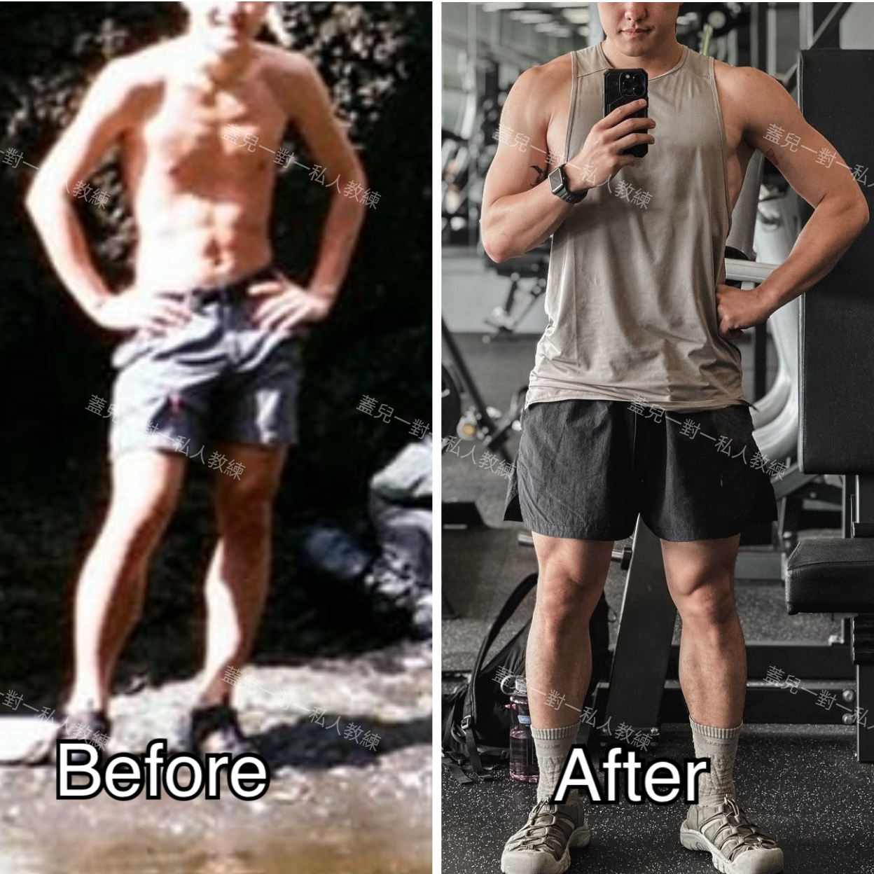 蓋兒 Gal 愛徒蛻變分享-增肌塑形
