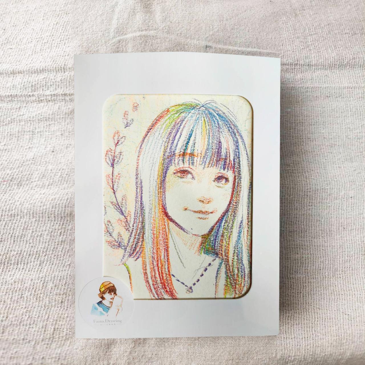 Faina mei 菲娜 七彩,速寫,似顏繪,現場似顏繪,手繪禮物