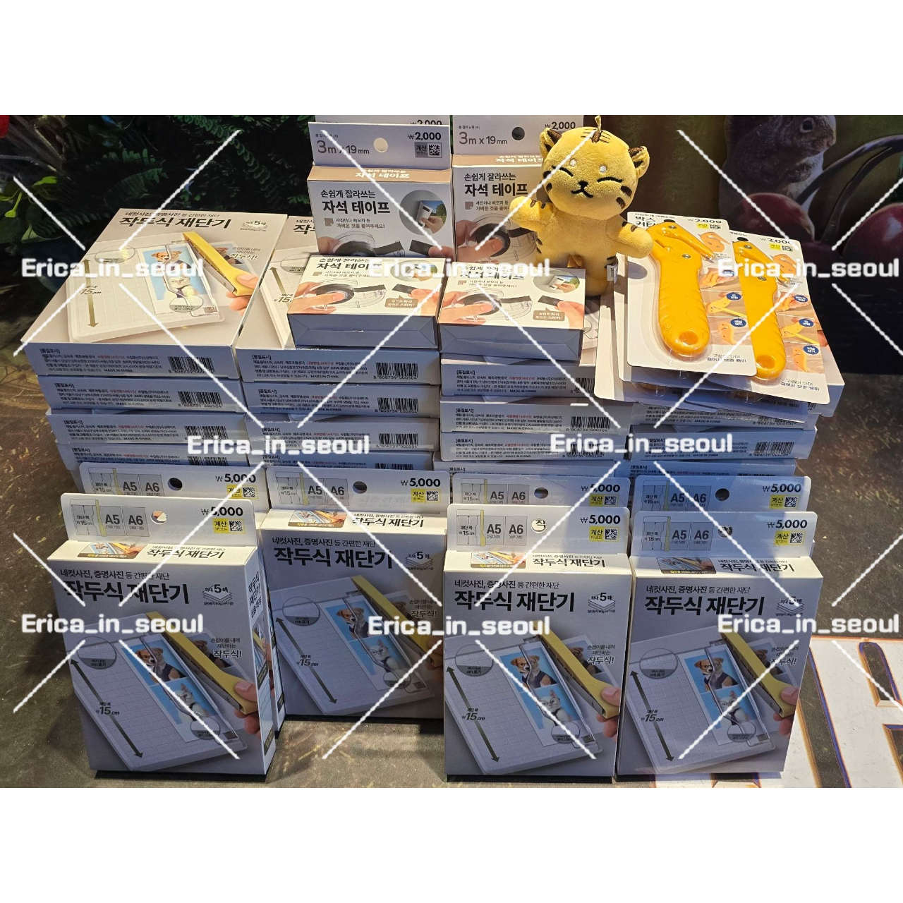 Erica_In_Seoul 現貨-韓國大創磁鐵膠帶/剪刀