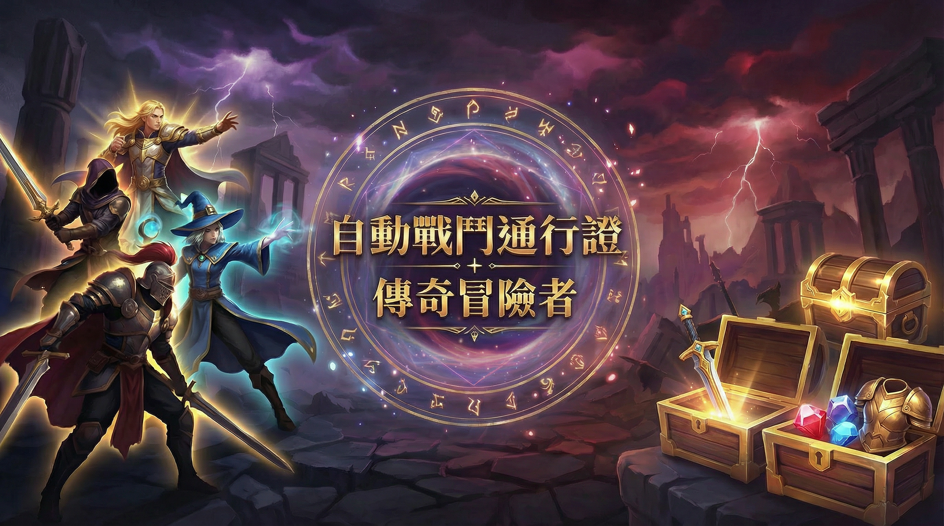 自動戰鬥特權+傳奇冒險者 30日