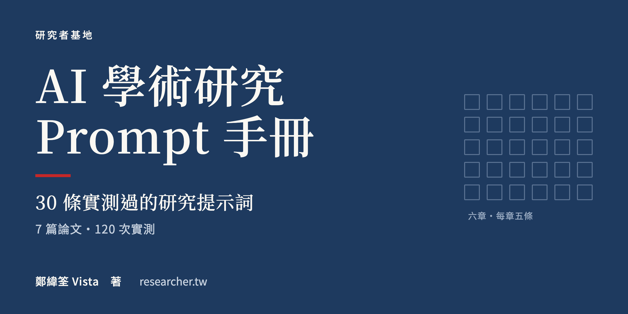 【AI 學術研究 Prompt 手冊】怕 AI 捏造文獻？7 篇論文、120 次實測修出來的 30 條提示詞