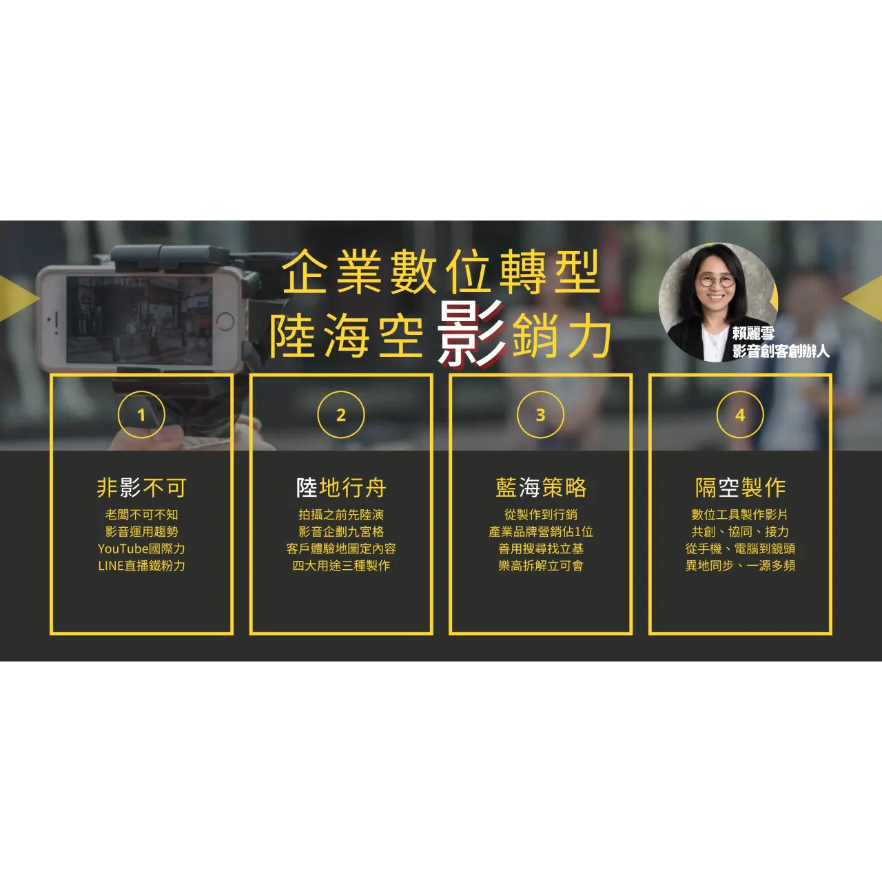 Shary 賴麗雪 影音人才培訓
