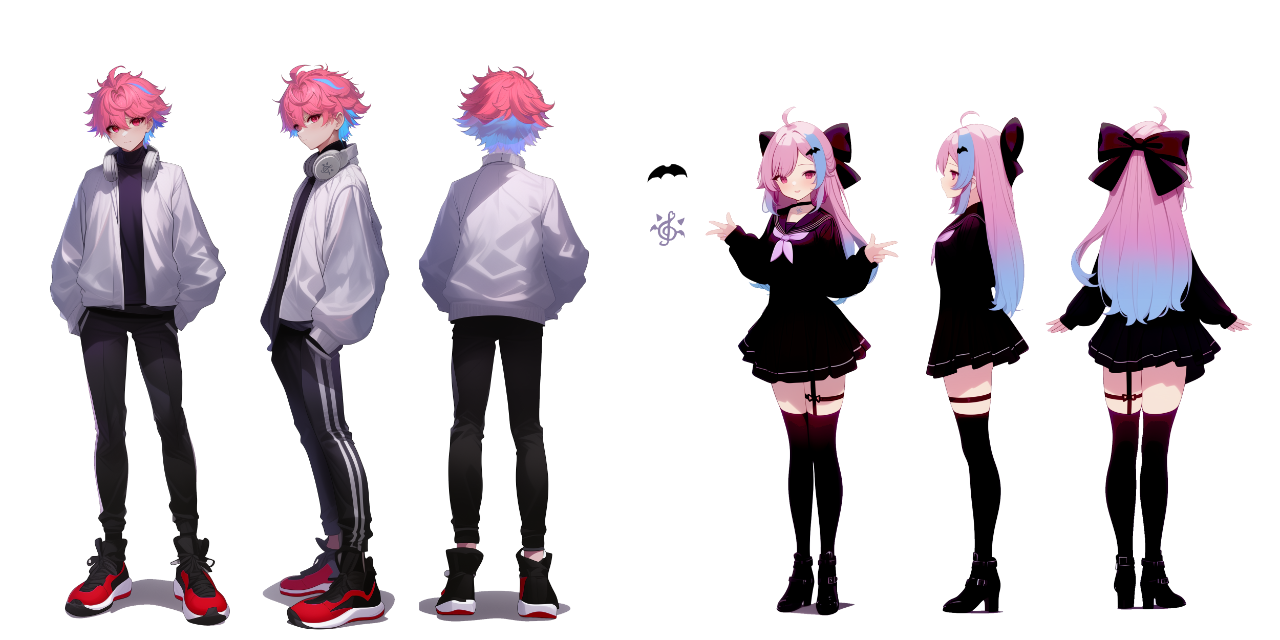 Kalin G. Lai / Kalin風凜魂太 【人設與看板娘】三視圖