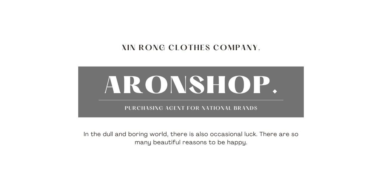 嗨！歡迎來到ARONSHOP ♡