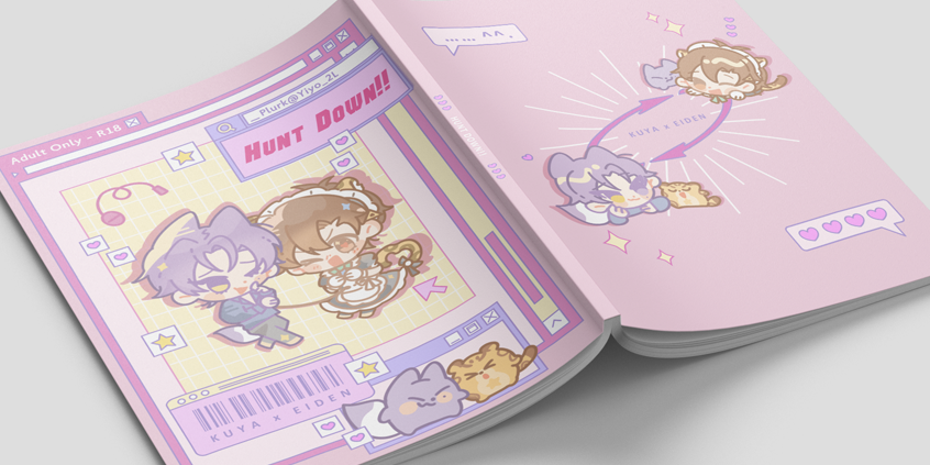 水波蛋sʜᴜᴇɪ-ʙᴏ ┆NU┆Hunt Down封面繪製