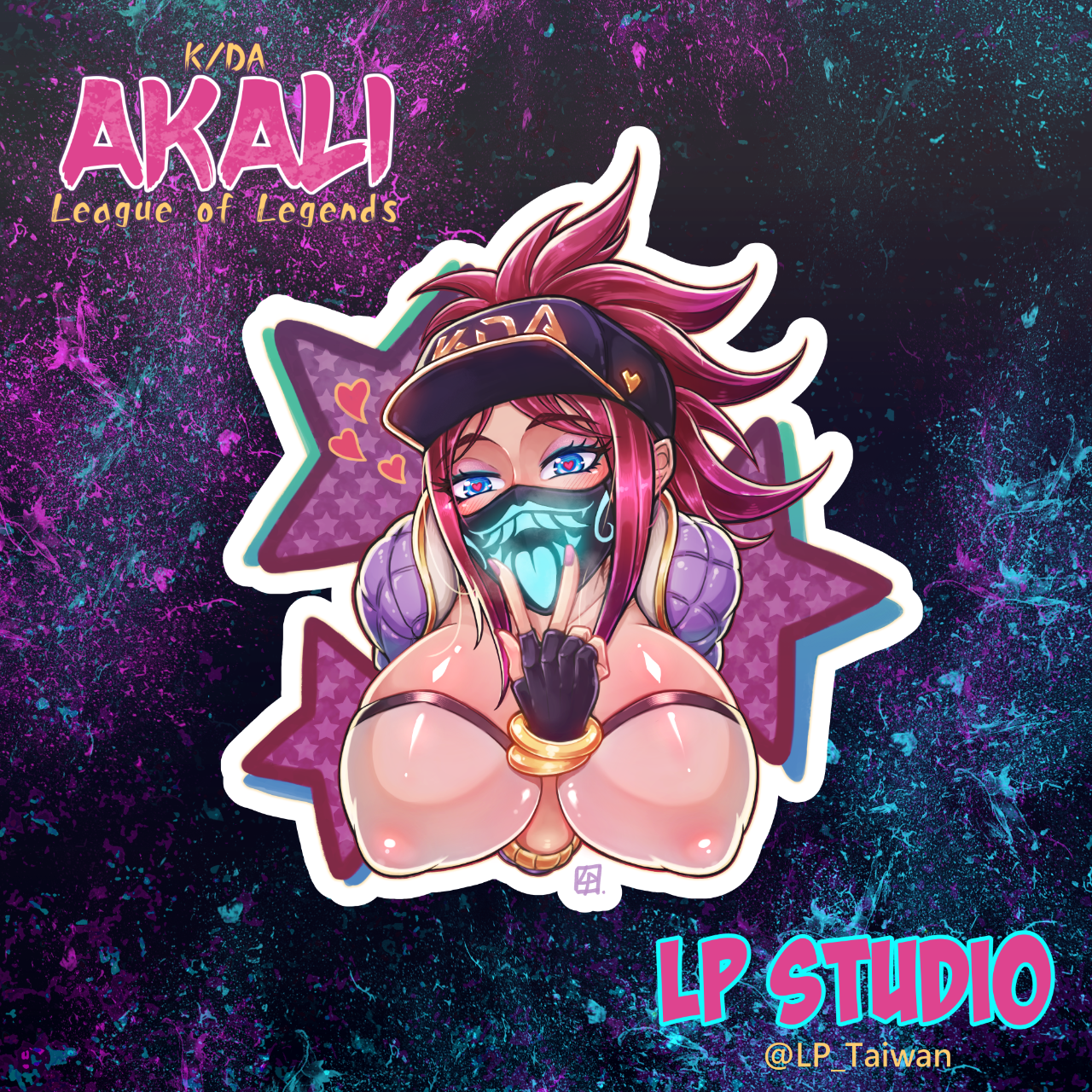 LP_Taiwan K/DA Akali Sticker