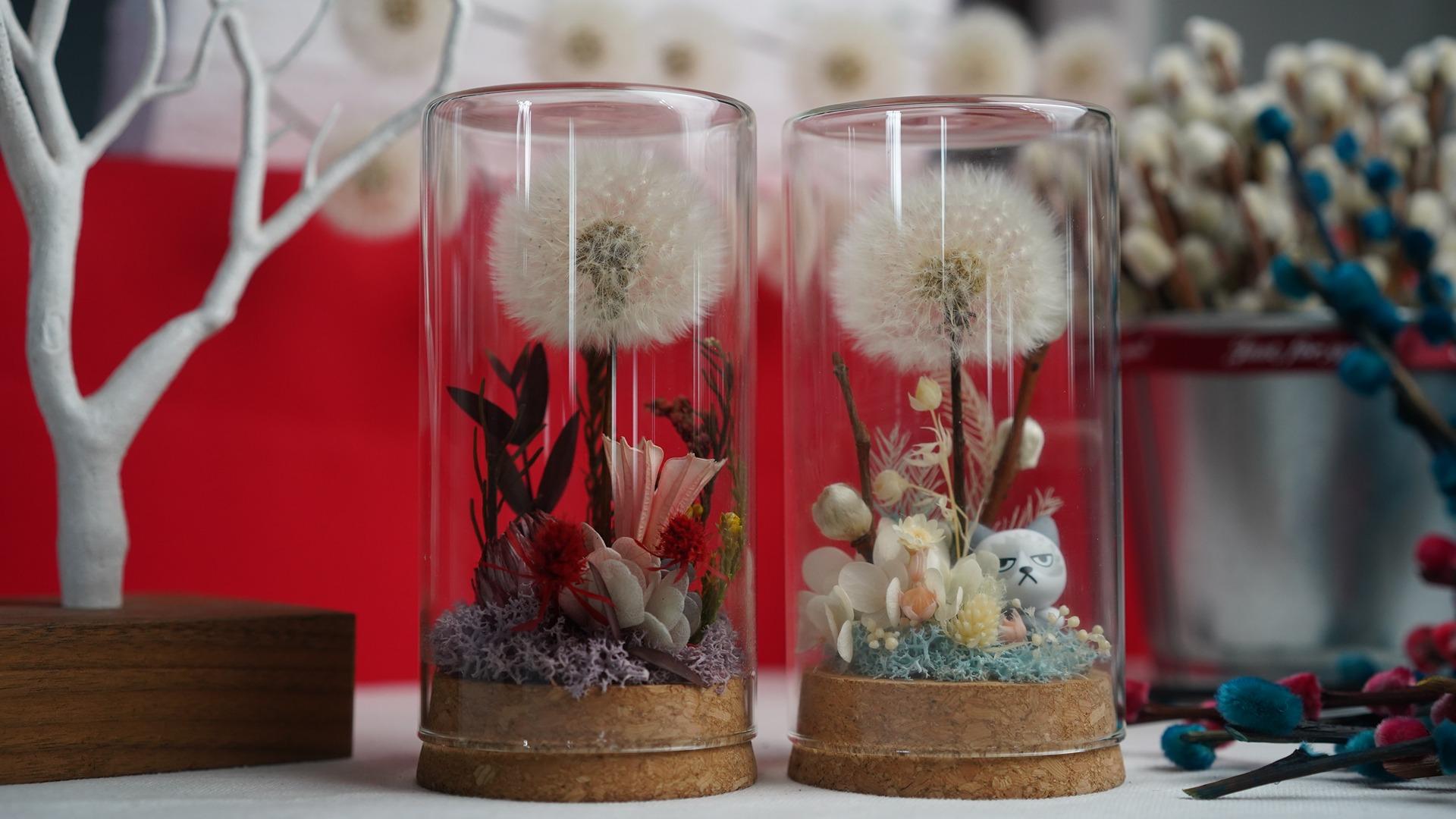 三星銀柳鄉 親子手作DIY-蒲公英花盅