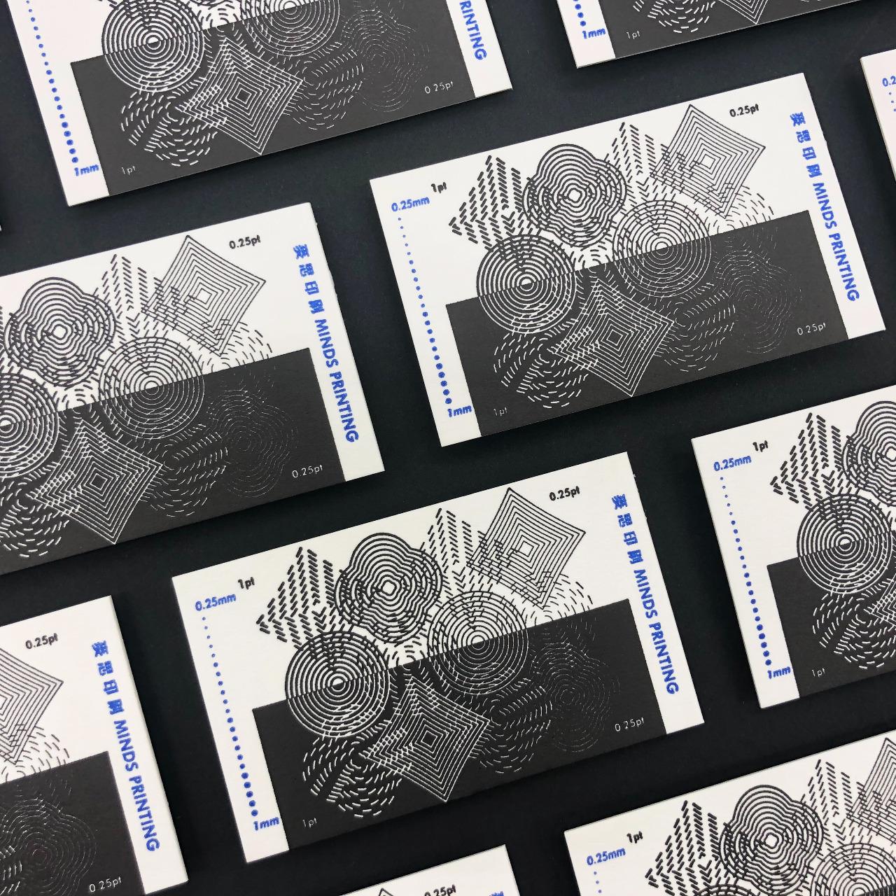 亮亮 Graphic letterpress_Business Card Design