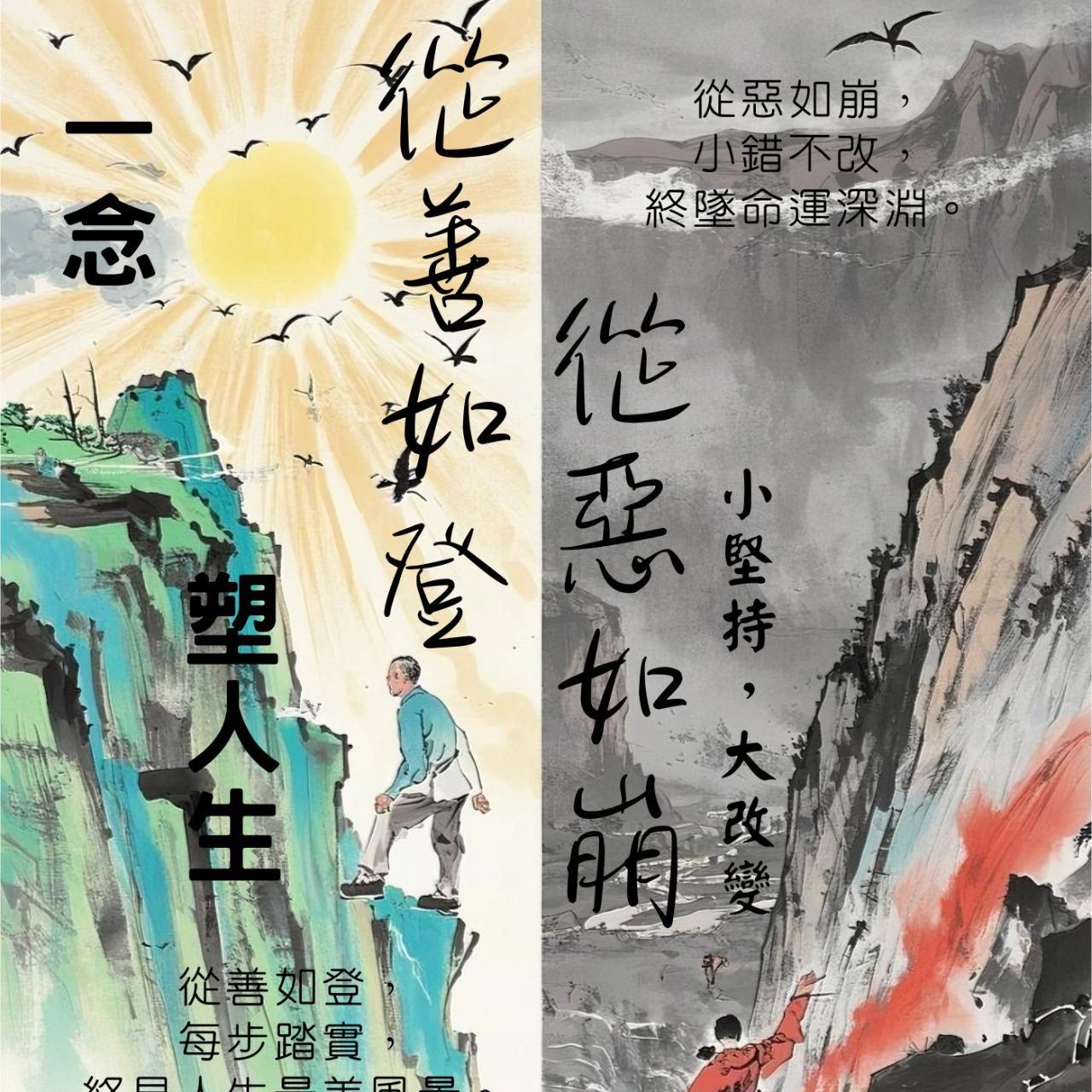 新書推介二：一念塑人生：從善如登，從惡如崩