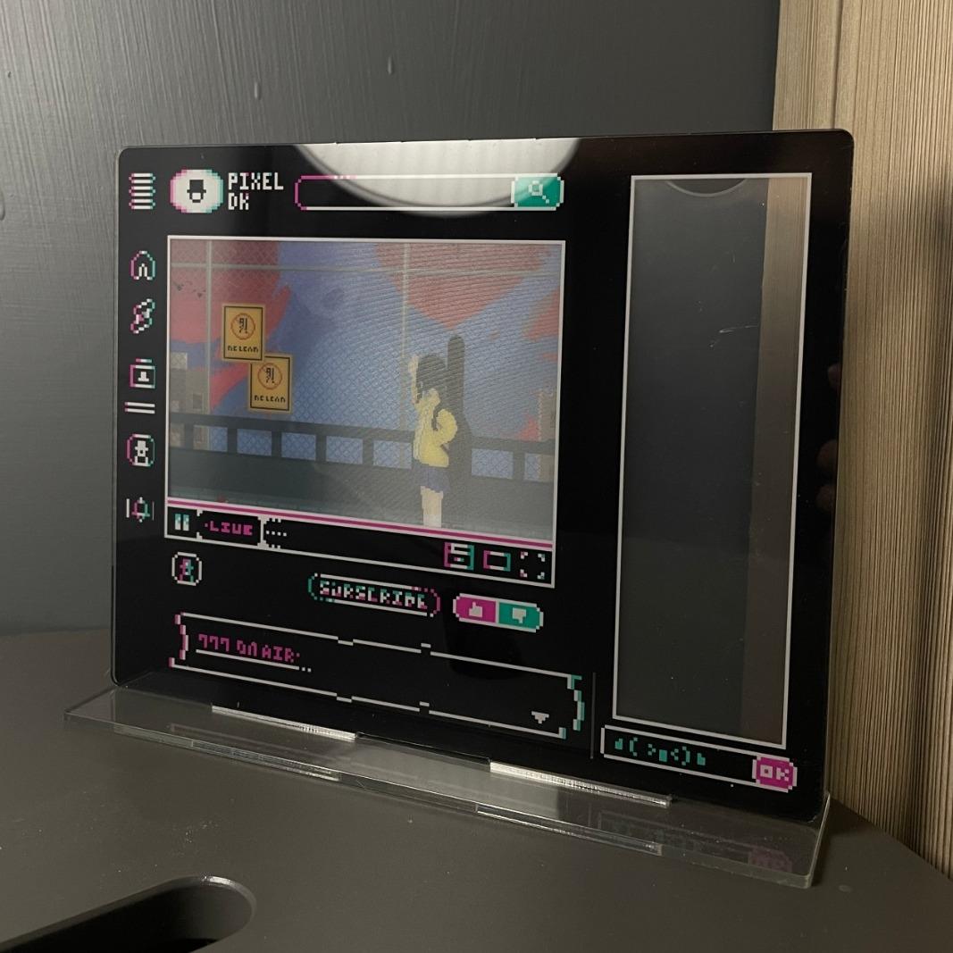 PIXEL DK 立牌｜明信片x人生四格照展示立牌