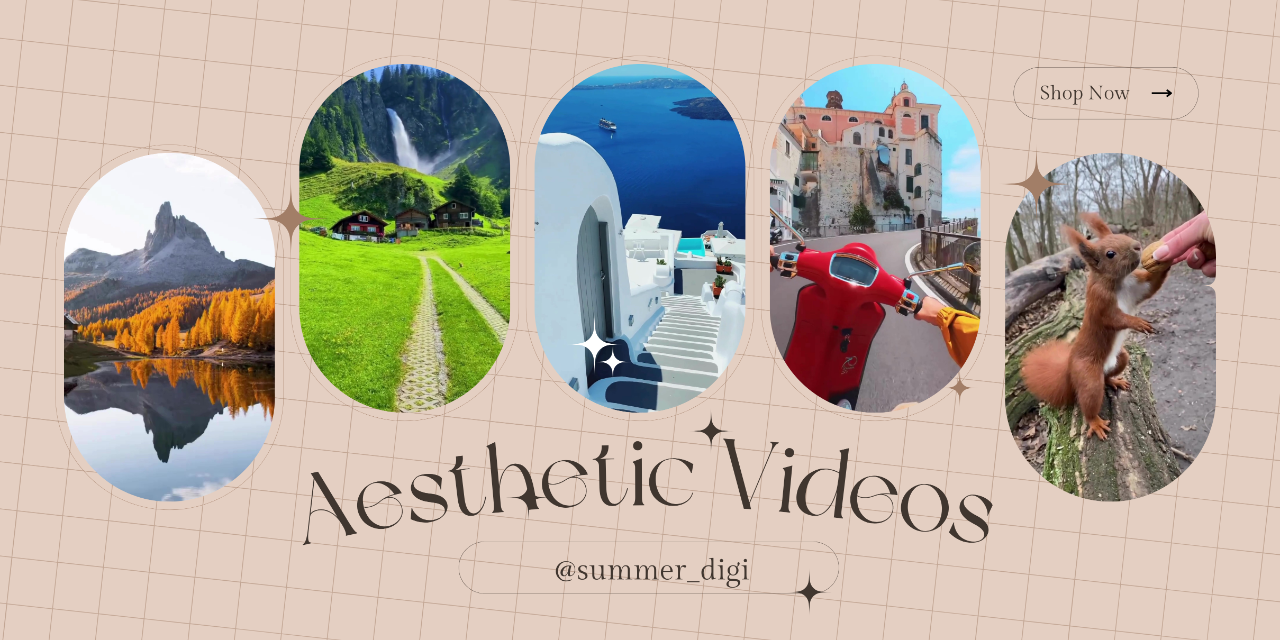 8000+高質感美學 Reels影片素材包(附PLR可編輯轉授權)