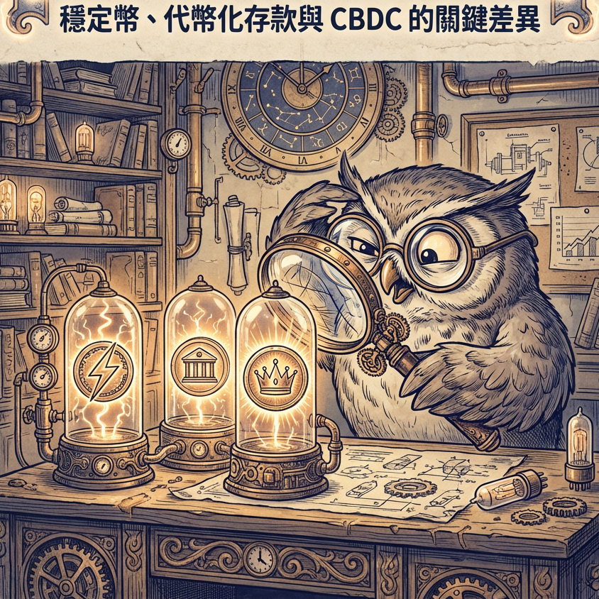 馬克解讀金融科技 🔥IG發燒#2｜數位貨幣三分：穩定幣、代幣存款、CBDC