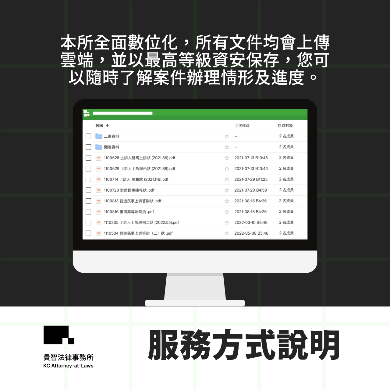 楊貴智律師服務方式