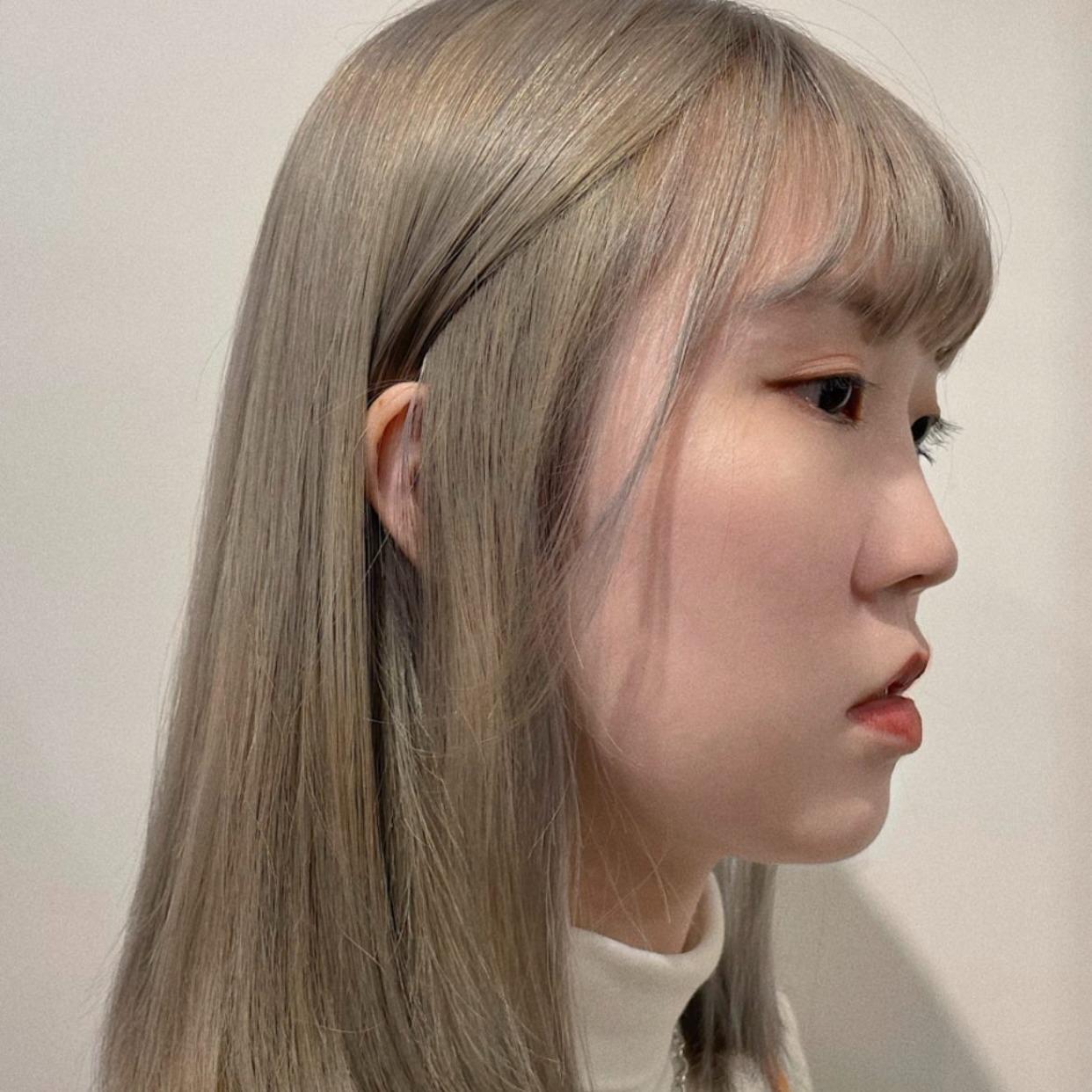 Yuda -奶油白金髮造型髮模-