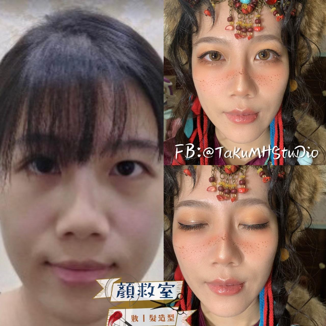 顏救室 妝髮造型 漢服裝造