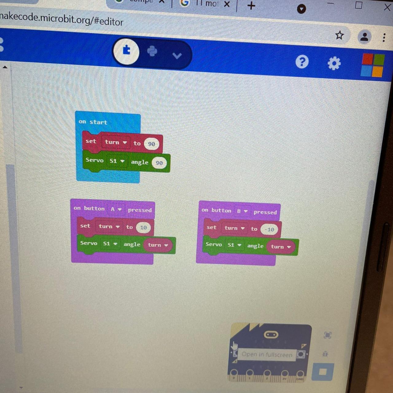 Little Rocket Academy microbit coding