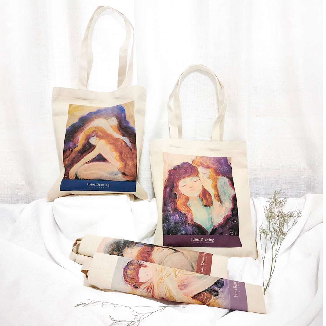 Faina mei 菲娜 帆布袋