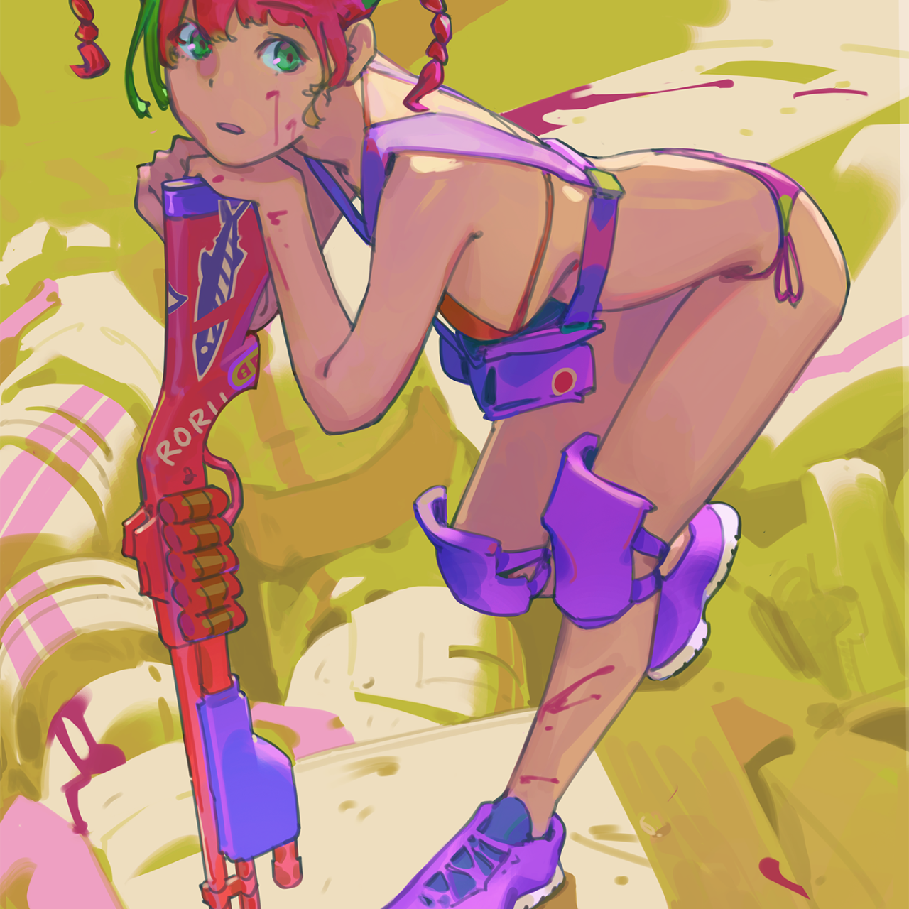 RORU 槍枝主題插畫