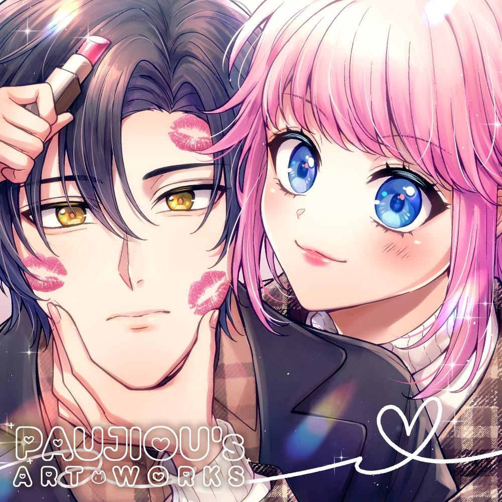 日系插畫、插畫委託、頭貼委託、雙人情頭、私人委託、夢圖委託、泡啾PauJiou