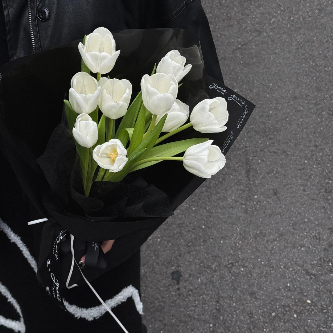 原點花藝設計 Yuan's Flower 荷蘭白鬱金香
