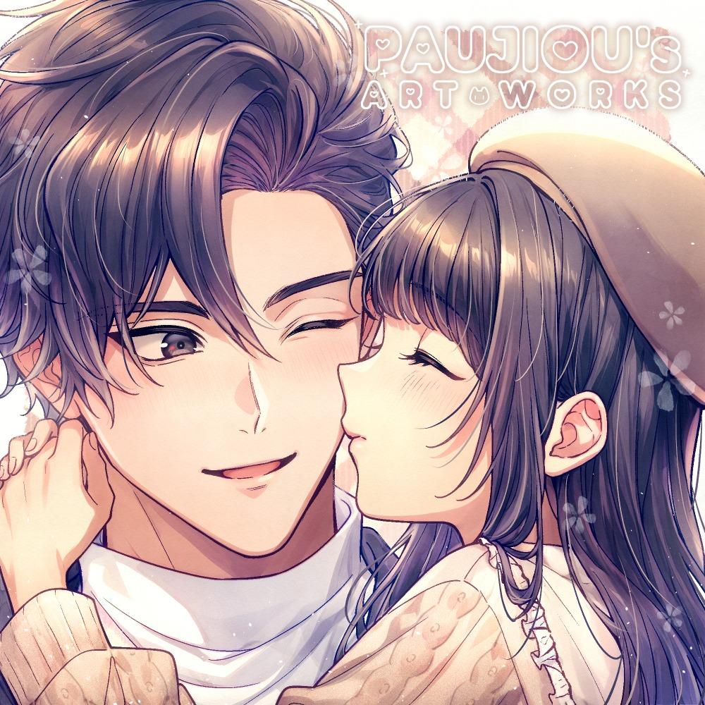 日系插畫、插畫委託、頭貼委託、雙人情頭、私人委託、夢圖委託、泡啾PauJiou