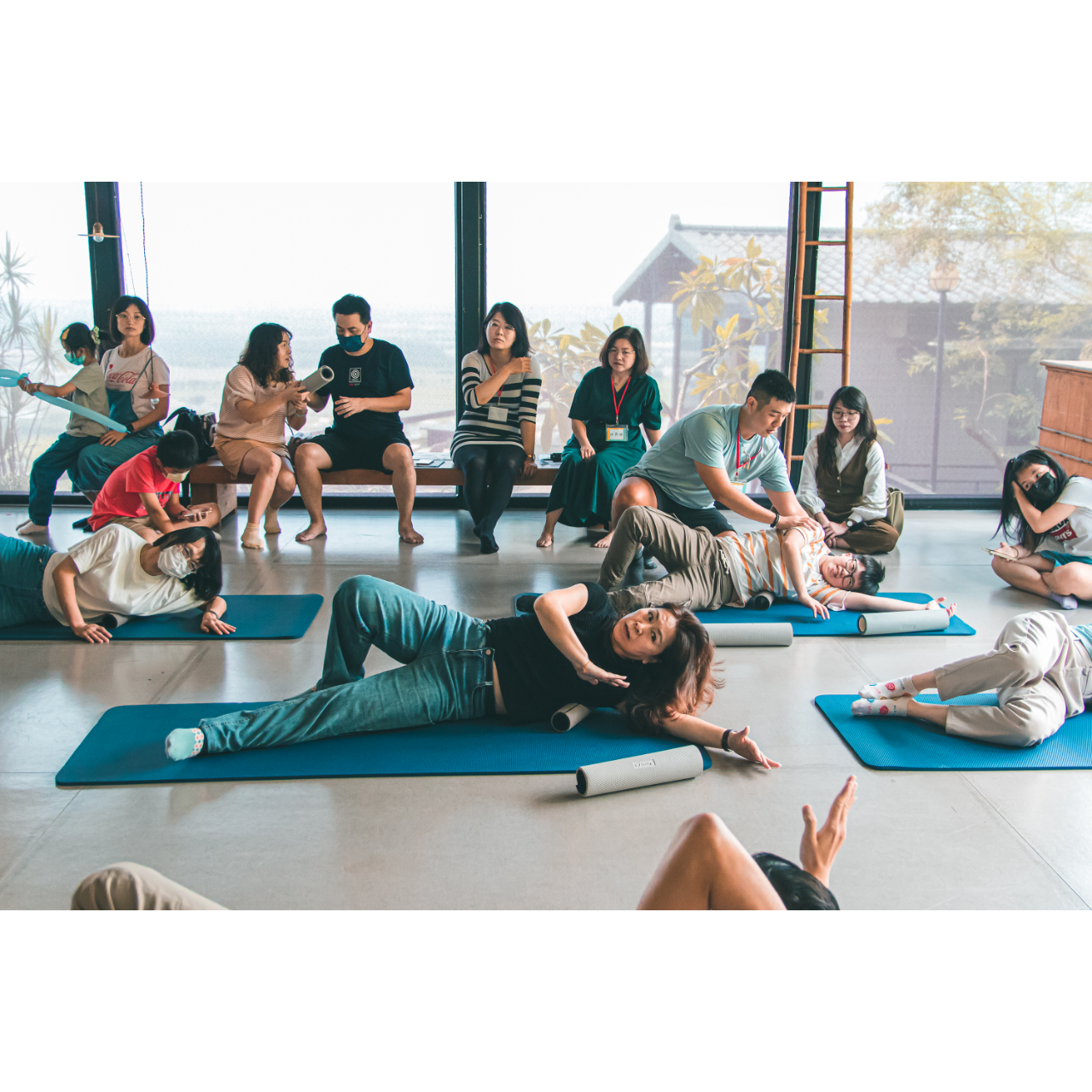 筋膜放鬆,滾筒按摩,企業包班