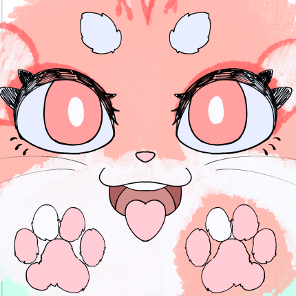 嘔菟物是隻綿菓子獺 貼圖『大臉臉』嘔菟物