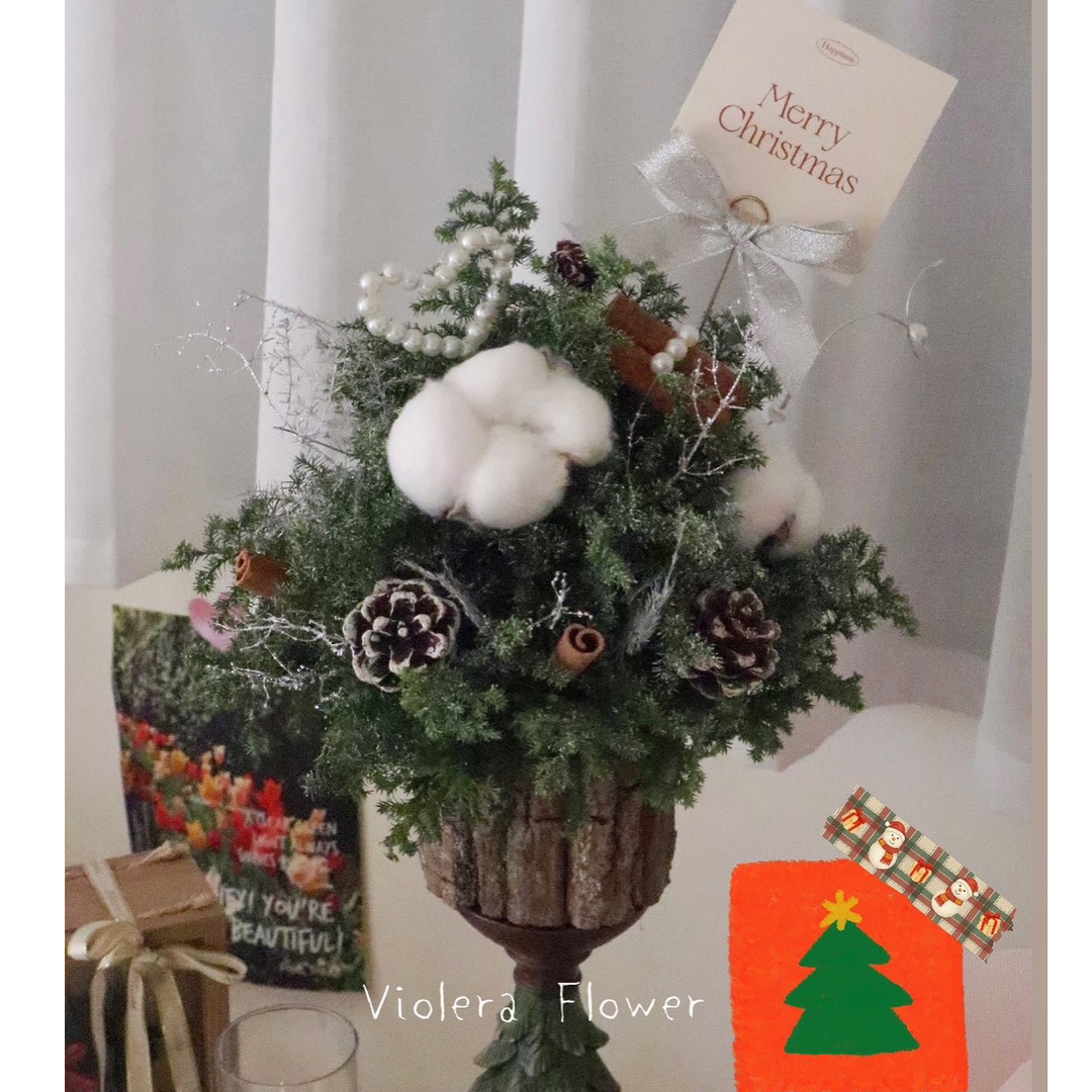 𝙑𝙄𝙊𝙇𝙀𝙍𝘼 𝙁𝙇𝙊𝙒𝙀𝙍 D款 ღ 聖誕小樹(鮮花)