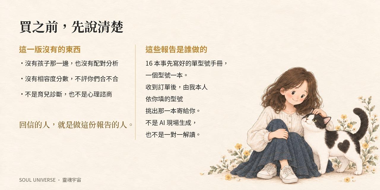 靈魂關係報告・親子 紓壓手冊｜12 頁，父母的情緒使用說明書