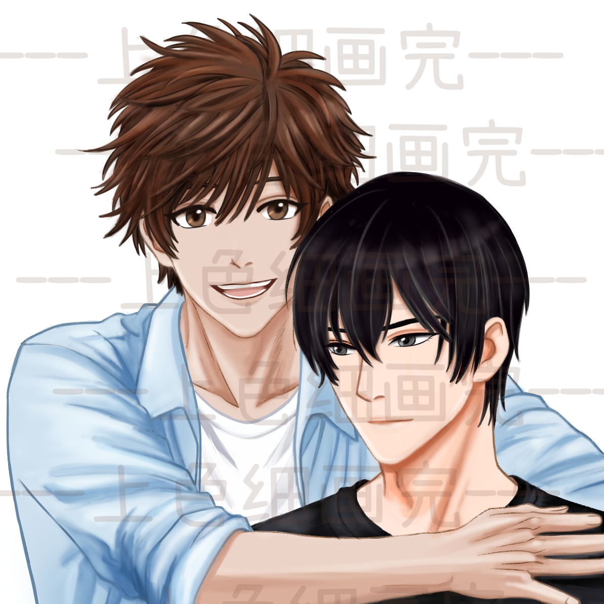 Phoenix 畫唯點睛💟 雙人成男作品3