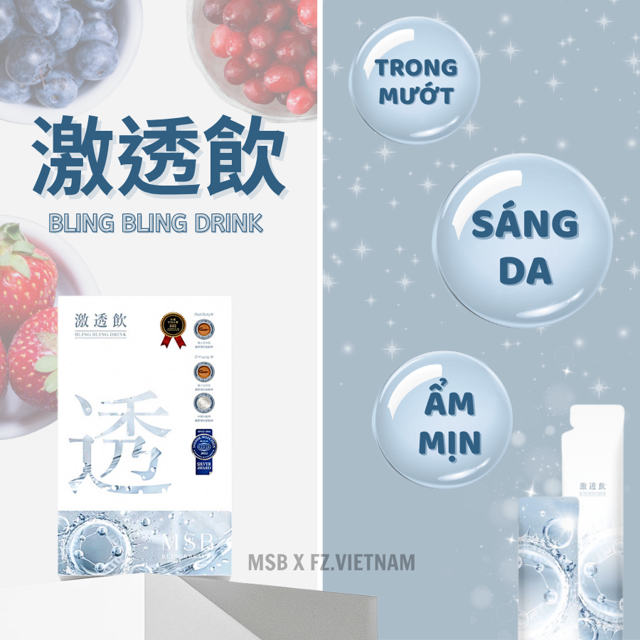 MSB Việt Nam Sáng da, dưỡng da. Cấp độ ẩm cho da