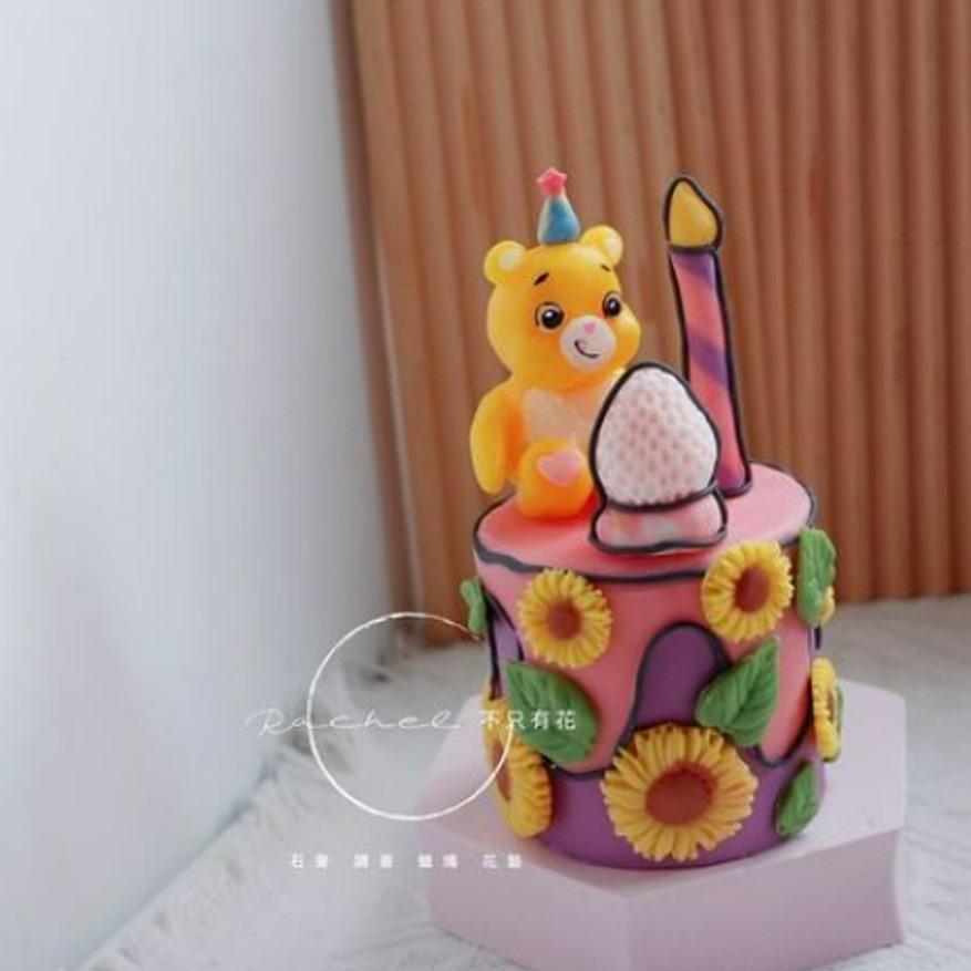 Rachel 不只有花 客製化、2D蠟燭蛋糕、蠟燭香氛、蠟燭蛋糕、蠟燭捏塑