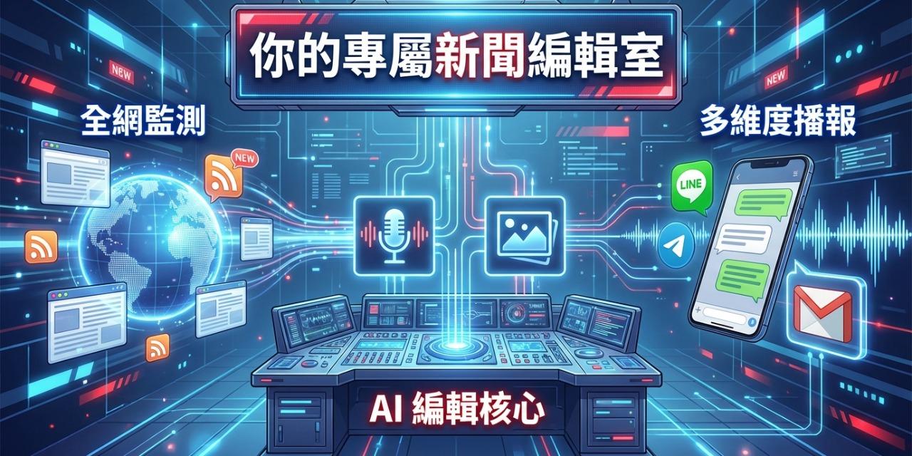 n8n模版 - 你的專屬新聞編輯室，打造自己的新聞和自動化新聞媒體經營