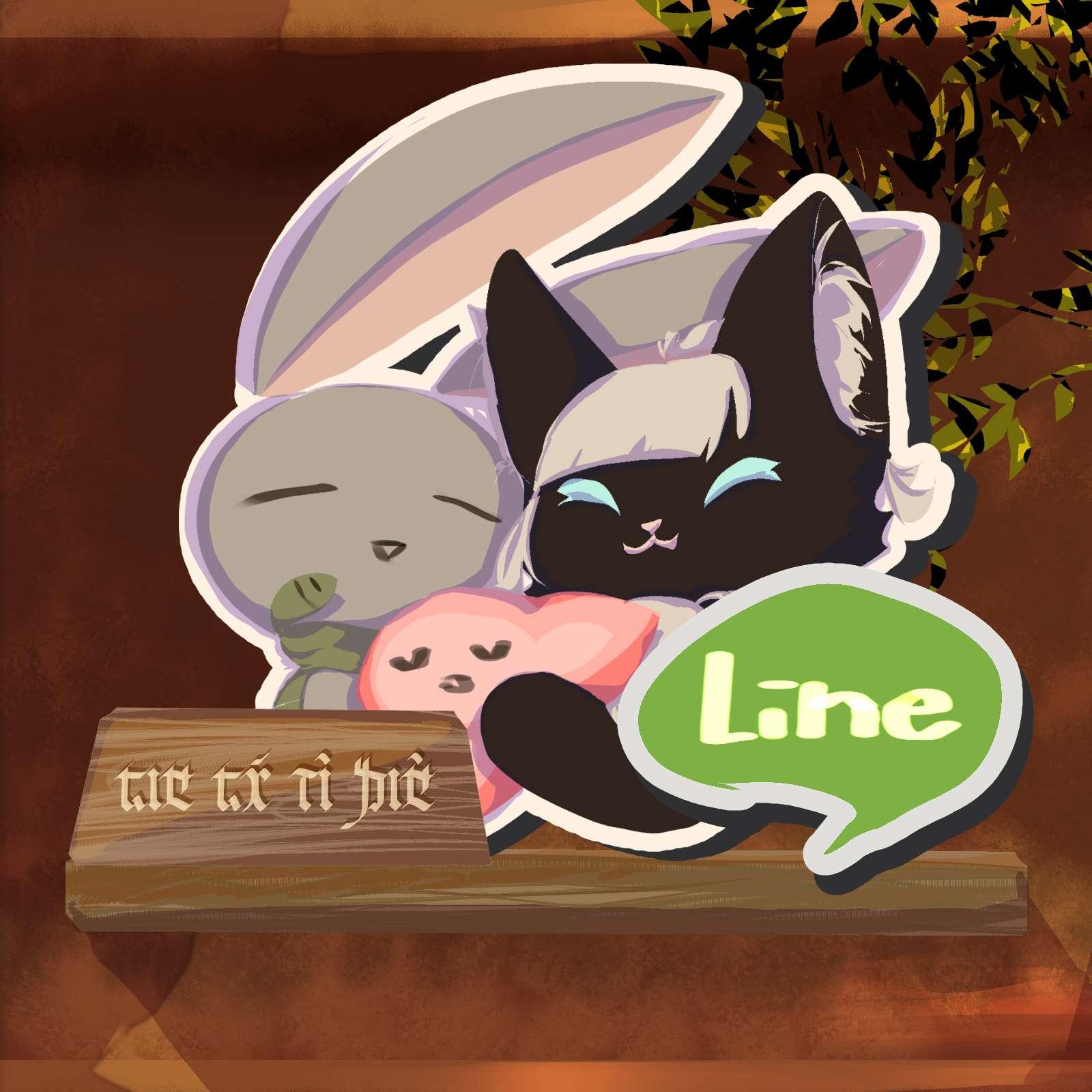 Xieurabbit鱈魚兔雜貨店 Line貼圖系列