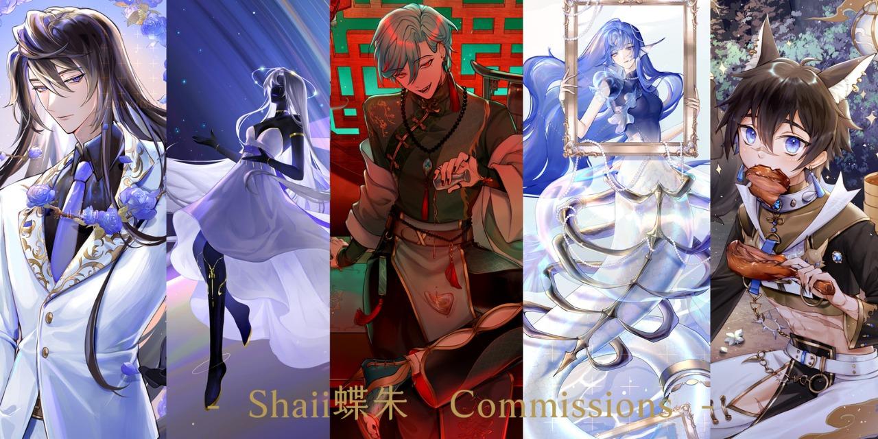 Shaii蝶朱      Commissions 繪圖委託,Vtuber委託,曲繪委託,插圖,繪師