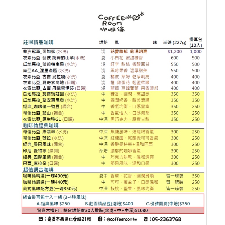 最新豆單資訊