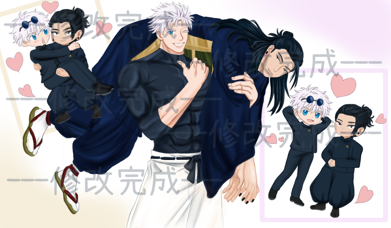 Phoenix 畫唯點睛💟 雙人成男作品3