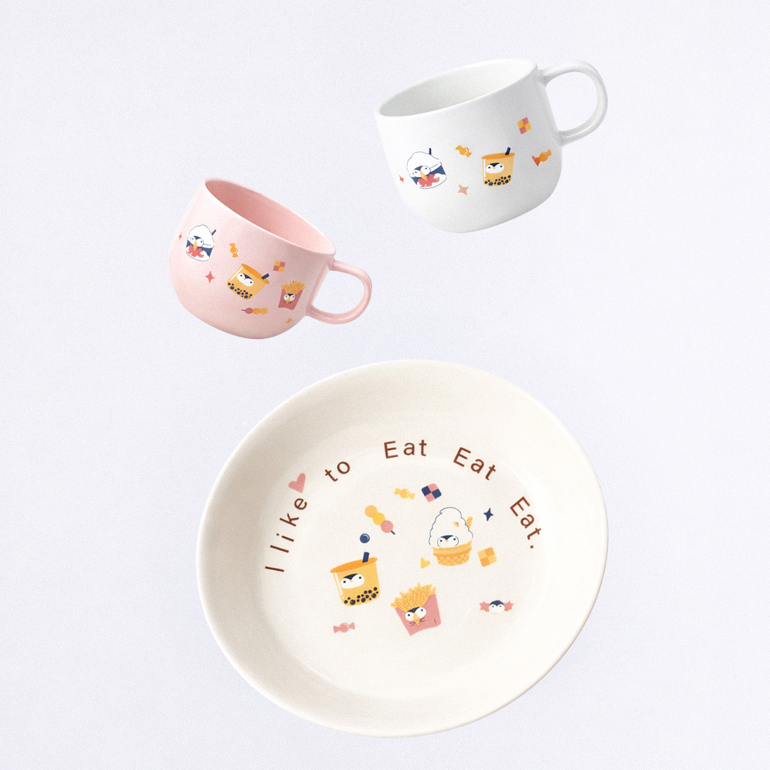 阿企與魚魚 BEDISTUDIO 鶯歌新旺集瓷聯名杯