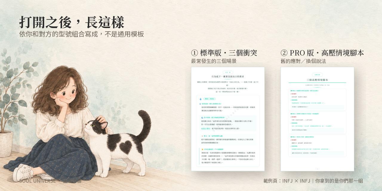 靈魂關係報告・職場 三合一｜紓壓手冊＋標準版＋PRO 版，三本一次寄