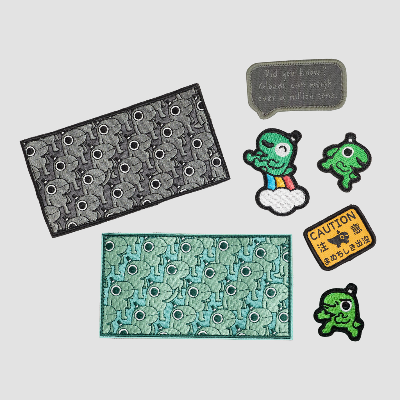 怪奇事物所-所長 1大5小布貼組合任君擺佈