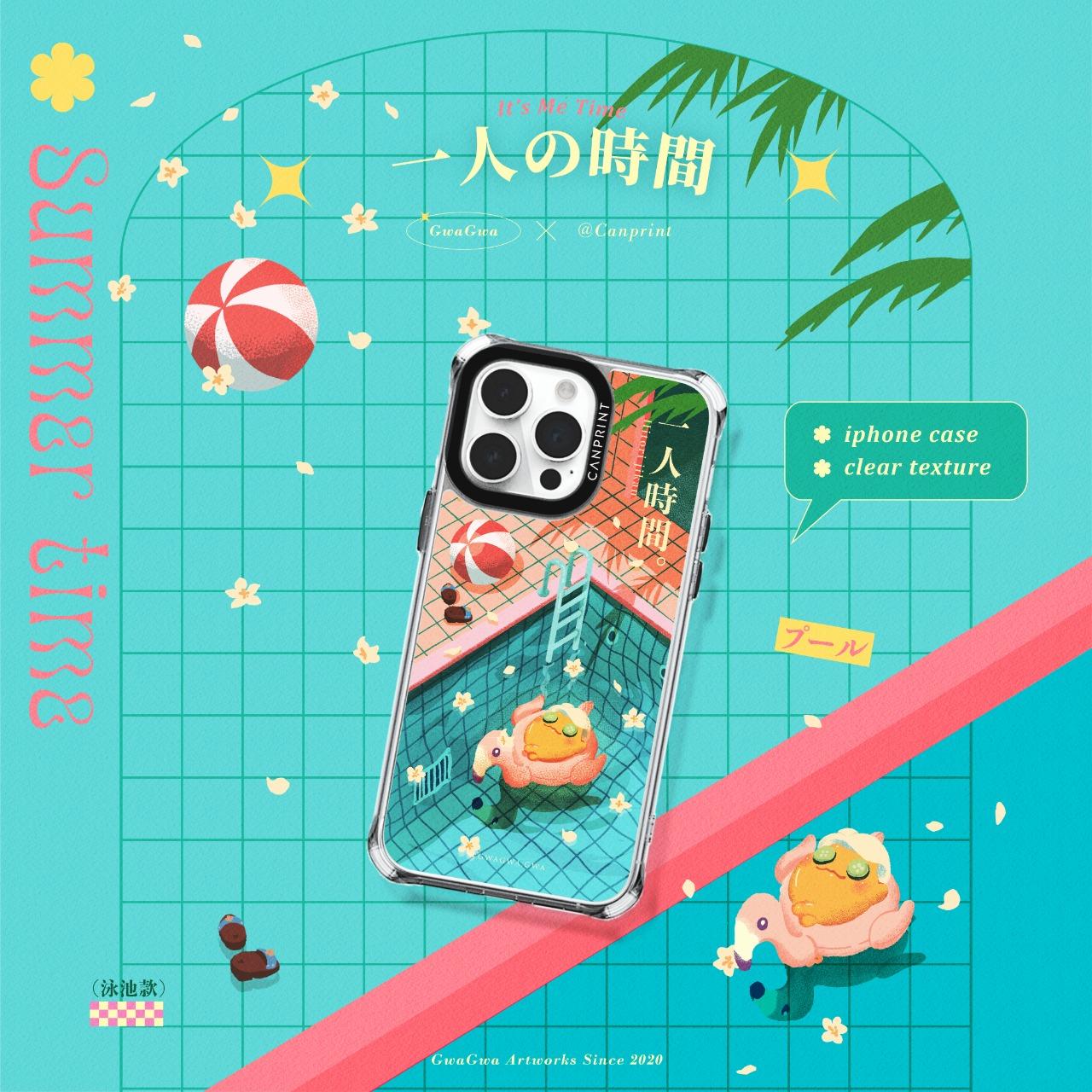 Kwan Draws 原創插畫 吊飾，周邊，飾品，明信片，甜點，聖代，夏天，手機殼