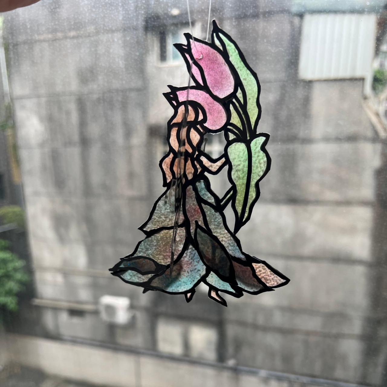 日本stained glass craft course彩色玻璃風藝術 1日證書課