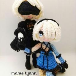 150-1 鉤織繪畫工房 毛線娃娃 尼爾 2B