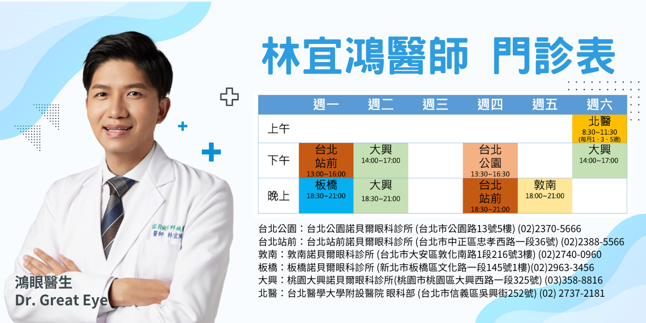 鴻眼醫生｜林宜鴻眼科醫師